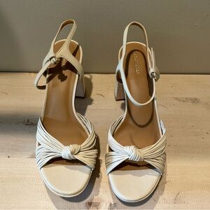 Reformation platform heels brand new
